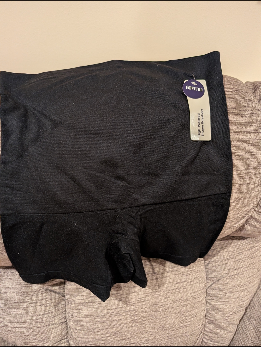 Shapermint NWT Empetua Black High Waisted Shaper Boyshorts